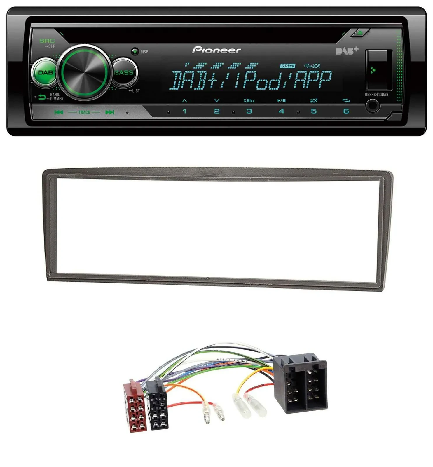 Pioneer USB MP3 DAB AUX CD Autoradio für Alfa Romeo GTV (ab 2004)