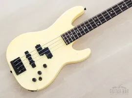 1987 Charvel Jackson Model 3B Vintage Neck Through PJ Bass Pearl White, Japan