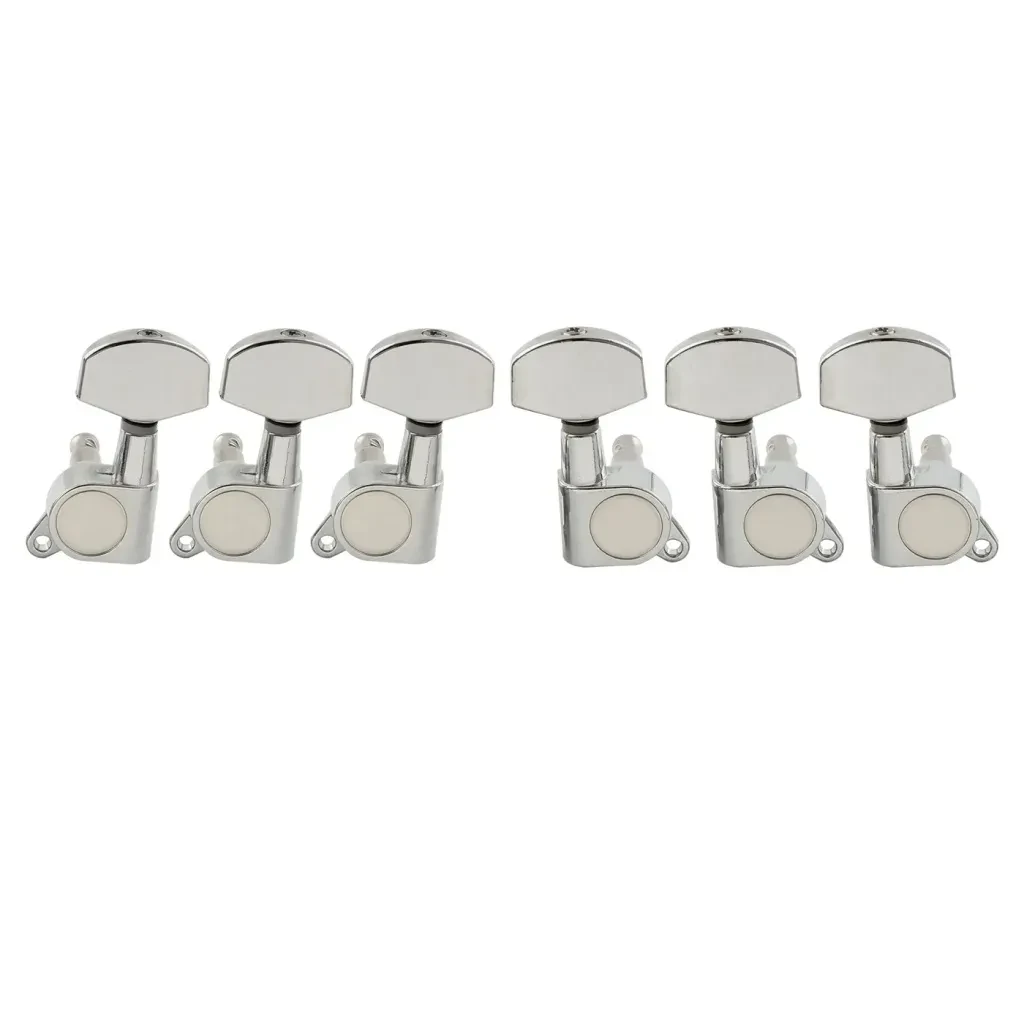 Колки для гитары Musiclily MX1340CR-3MX1341CR-3 3+3, хром, 6 шт