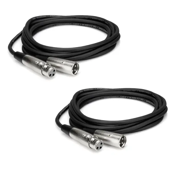 Коммутационный кабель Hosa Technology XLR-110 Balanced 3 м (пара)