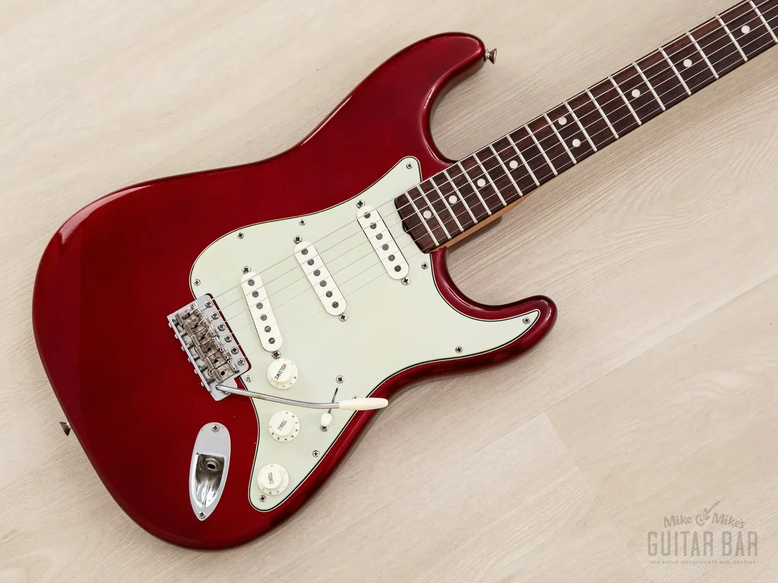 1964 Fender Stratocaster Pre-CBS Vintage Guitar Candy Apple Red w/ Case