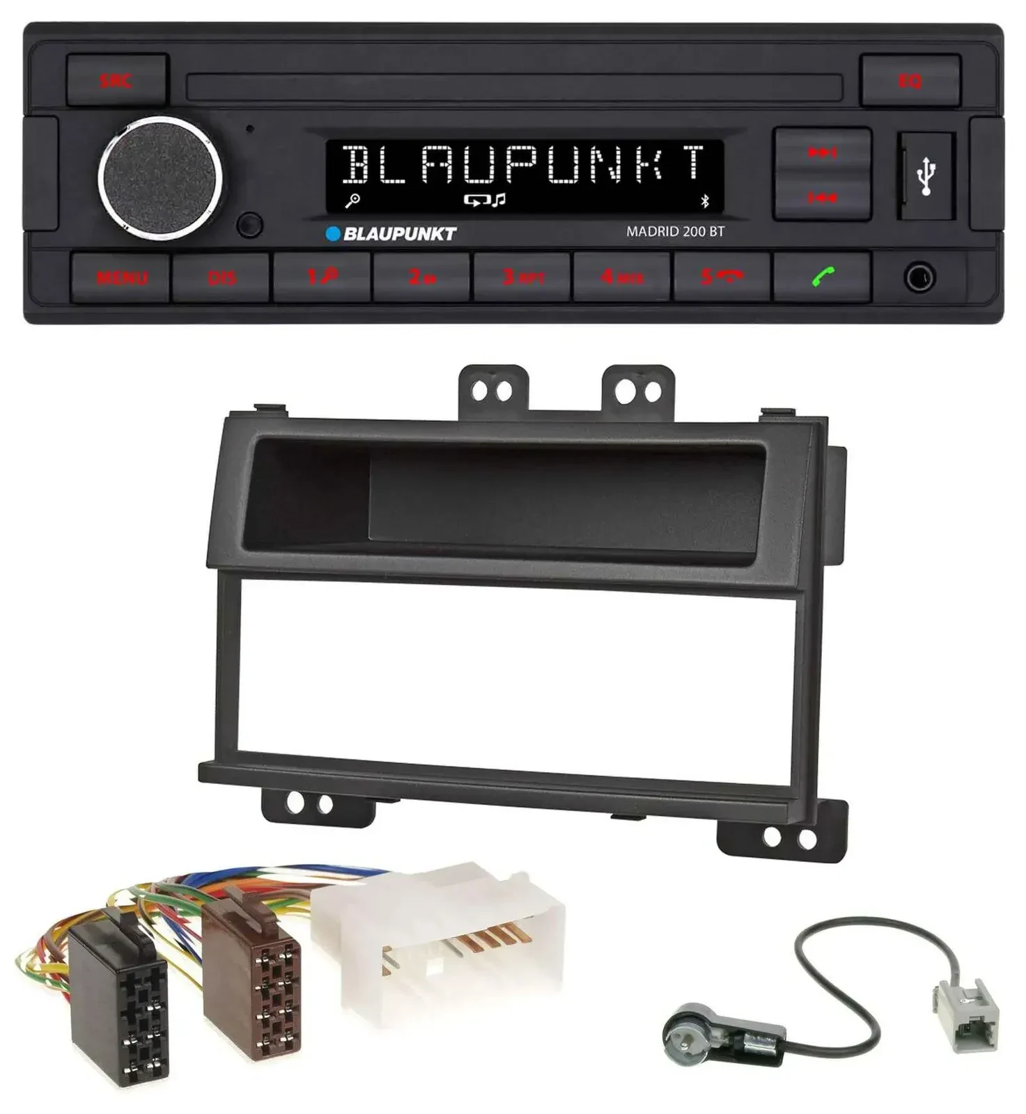 Blaupunkt USB AUX Bluetooth MP3 Autoradio für Hyundai i20 (2008-2011)