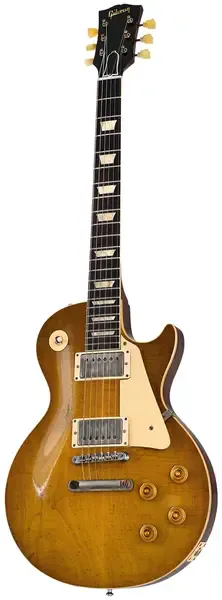 Электрогитара Gibson Custom Shop 1959 Les Paul Standard Reissue Murphy Lab Heavy Aged Green Lemon Fade