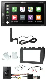 Pioneer USB 2DIN Bluetooth DAB Lenkrad Autoradio für VW Polo ab 2018 MIB II Info