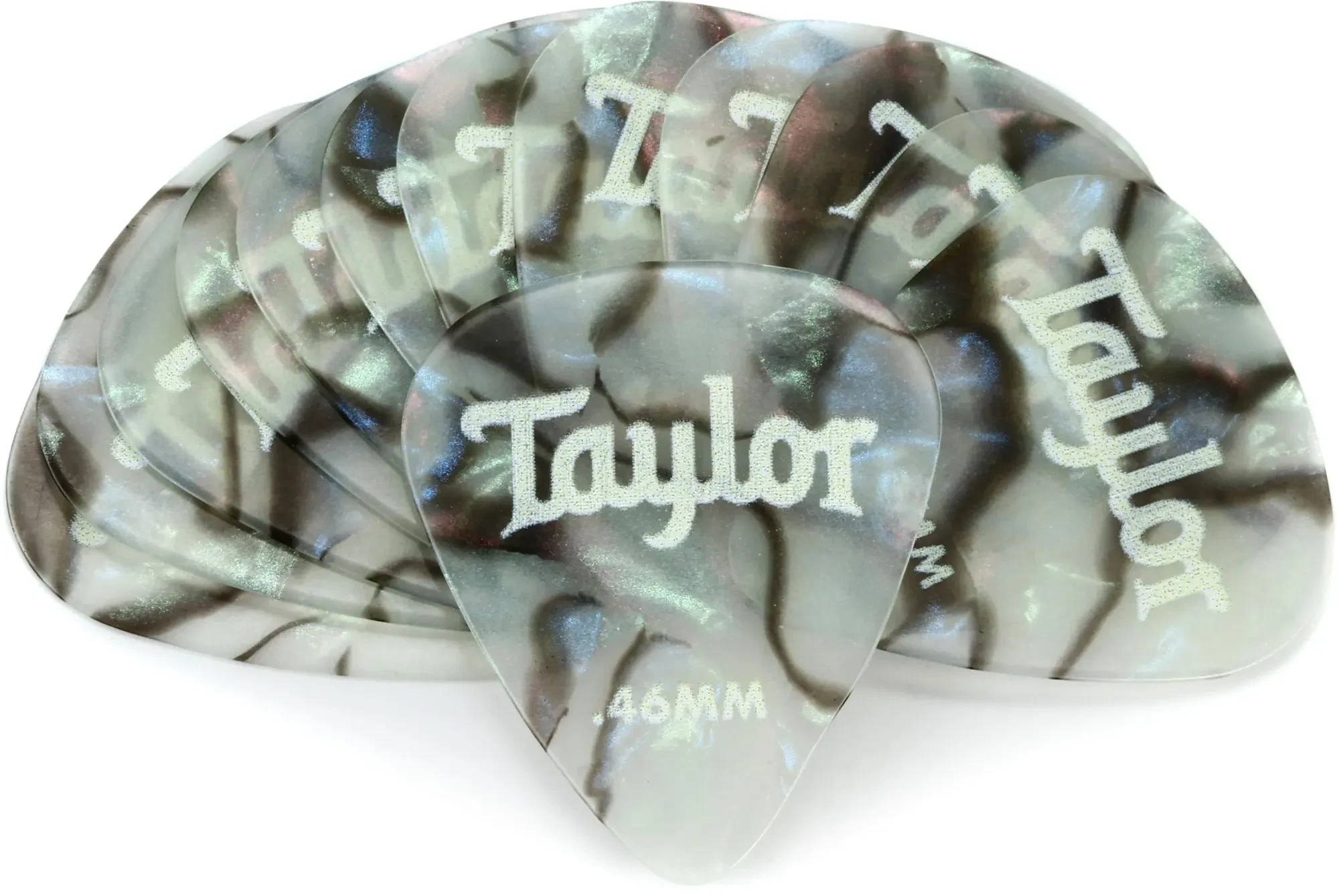 Медиаторы Taylor Celluloid 351 White Pearl 0.46 (12 штук)