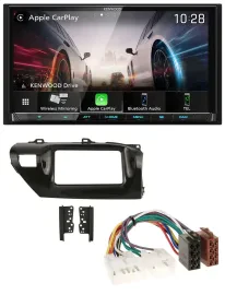 Kenwood MP3 2DIN USB DAB Bluetooth Autoradio für Toyota Hilux (2015-2020)