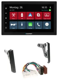 Blaupunkt MP3 Bluetooth DAB 2DIN USB Autoradio für Toyota Tundra Celica FJ