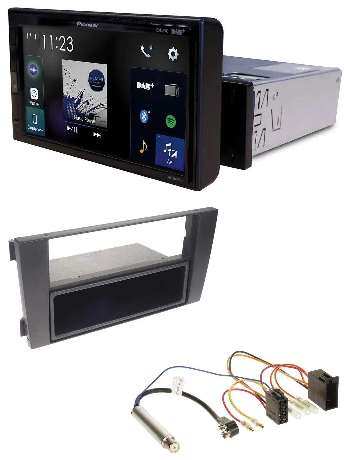 Pioneer DAB MP3 Bluetooth USB Autoradio für Audi A6 C5 2001-2005 Symphony ISO