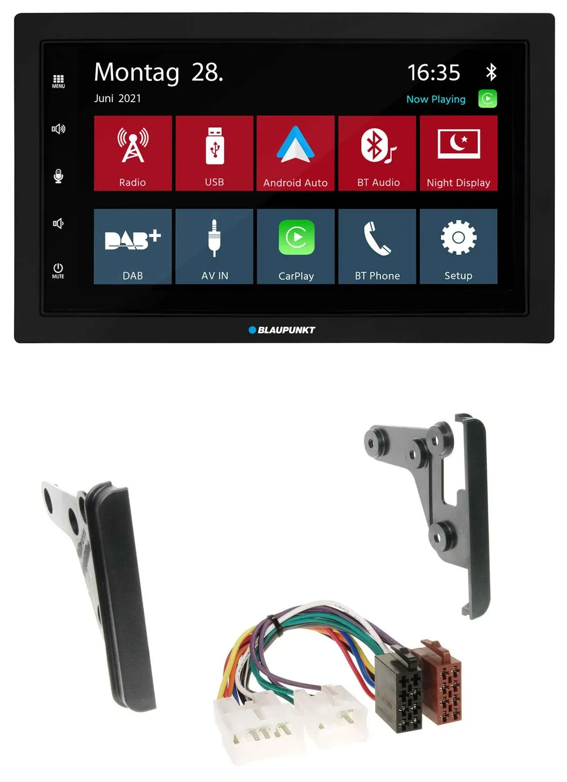 Blaupunkt MP3 Bluetooth DAB 2DIN USB Autoradio für Toyota Tundra Celica FJ