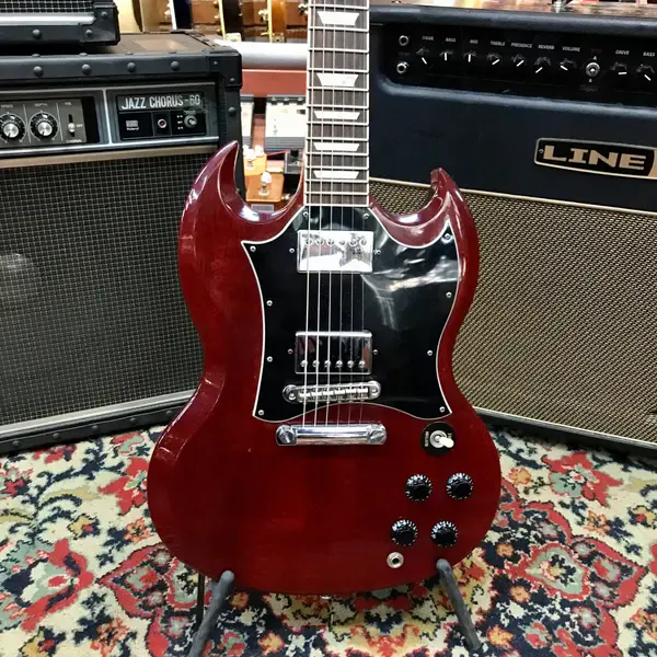 Электрогитара Gibson SG Standart HH Cherry Red w/case 2005 USA