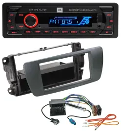 JBL AUX MP3 USB Bluetooth SD Autoradio für Seat Ibiza ab 08 azabacheschwarz