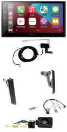 Pioneer USB Bluetooth DAB Lenkrad 2DIN Autoradio für Toyota RAV 4 2001-2005