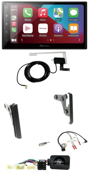 Pioneer USB Bluetooth DAB Lenkrad 2DIN Autoradio für Toyota RAV 4 2001-2005