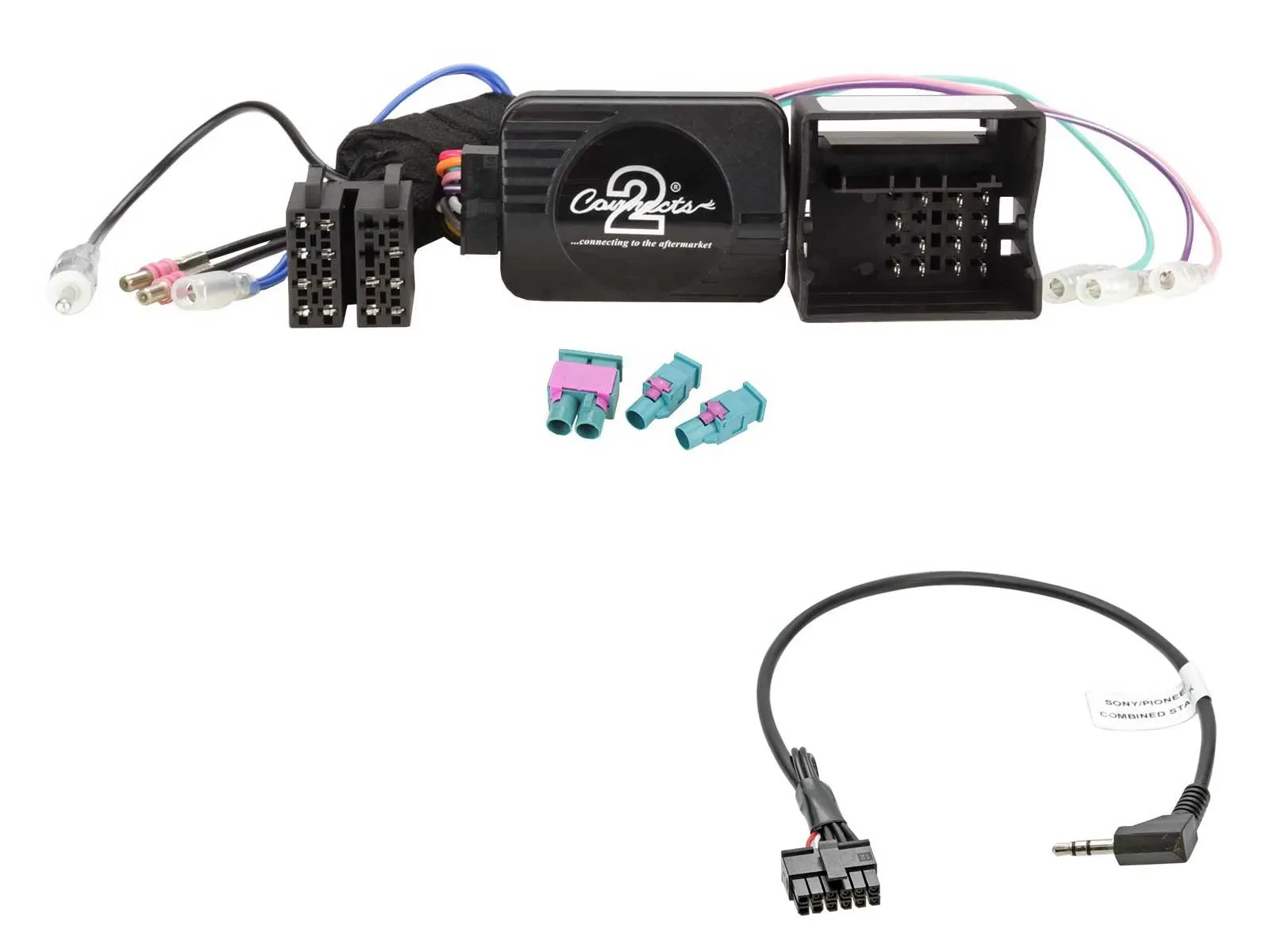 Connects2 CAN-Bus- Lenkradadapter für VW RCD200 RCD300 RCD310 RCD500 RCD510 Sony