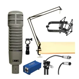 Electro-Voice RE20 Variable-D Dynamic Cardioid Mic - H&A Shock Mount, Cloud Clou