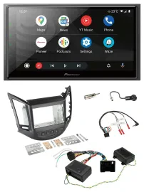 Pioneer USB 2DIN DAB Lenkrad Bluetooth Autoradio für Chevrolet Orlando 2011-2018