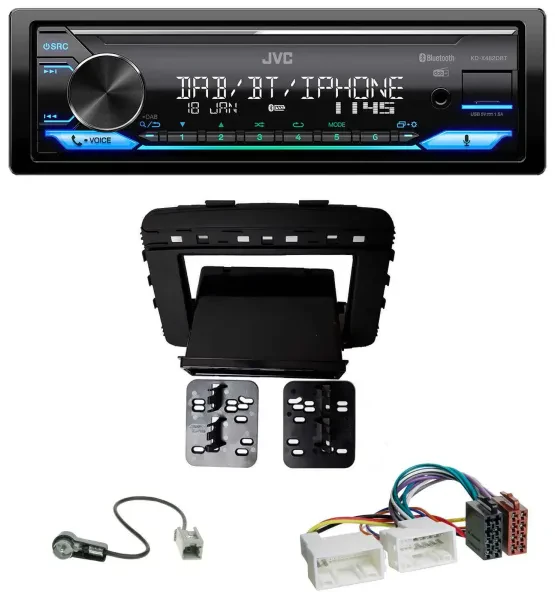 JVC Bluetooth DAB USB MP3 Autoradio für Kia Sorento (UM, ab 03/2015)