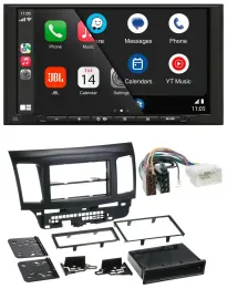 JBL MP3 DAB Bluetooth USB 2DIN Autoradio für Mitsubishi EVO Lancer ab 08