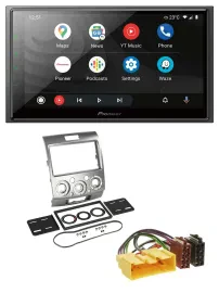 Автомагнитола для Ford Ranger (2007–2011) Pioneer 2DIN, USB, DAB, Bluetooth, MP3