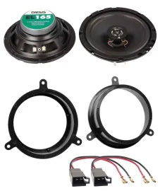 ACV 16,5cm 100Watt 2-Wege Lautsprecher für Renault Megane Scenic ab 09 ZOE Tür F