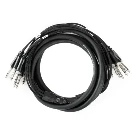 Fame Audio 3m Multicore-Kabel, 6x Klinke Stereo, OFC-Leiter, AL-Folie Schirmung