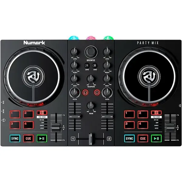 D-Контроллер Numark Party Mix II DJ Controller with Built-In Light Show