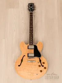 Электрогитара полуакустическая Gibson ES-335 Dot HH Antique Natural w/case USA 1997