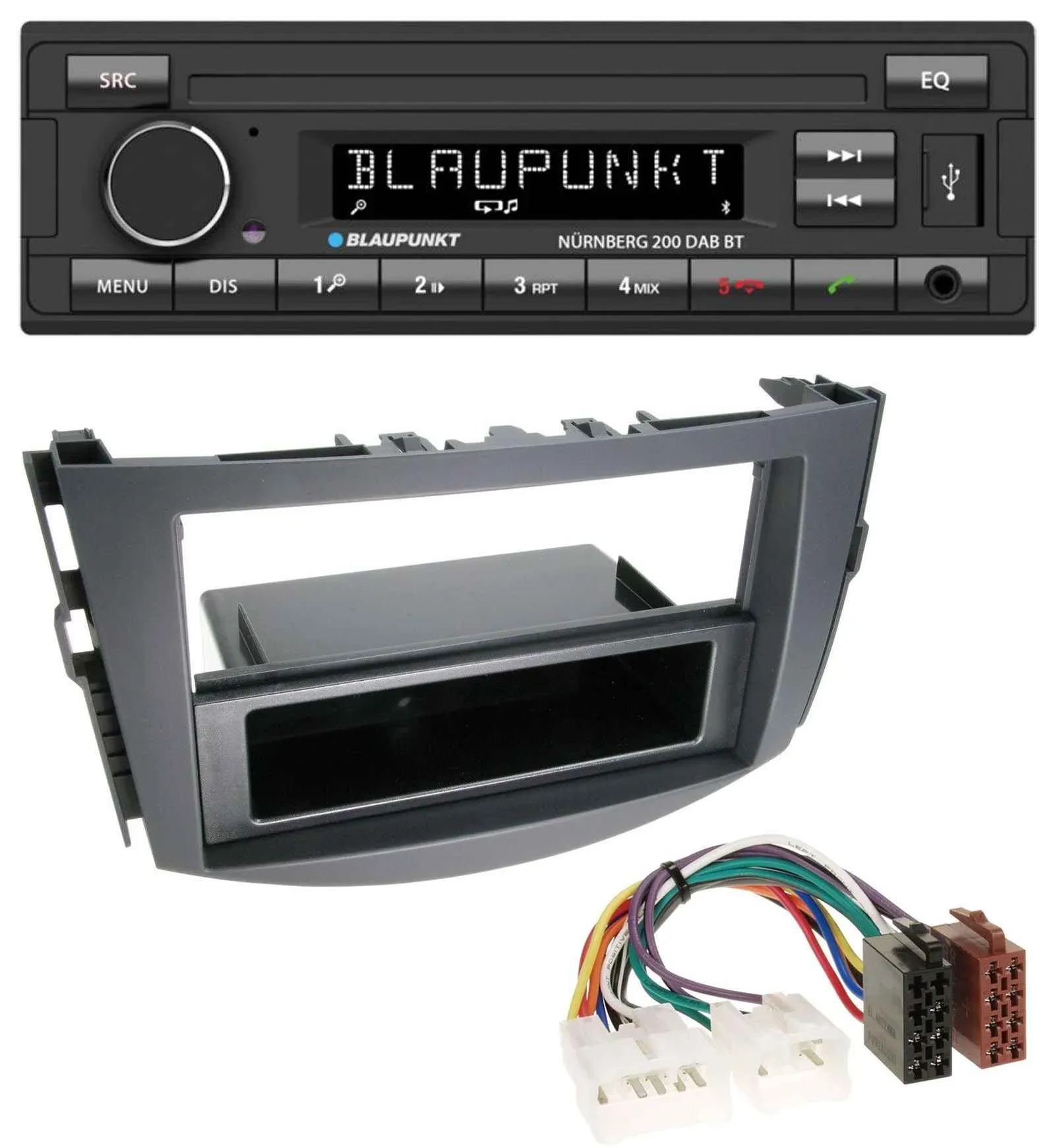 Blaupunkt USB DAB MP3 Bluetooth Autoradio für Toyota RAV-4 (ab 2006)