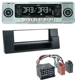 Dietz Bluetooth MP3 DAB USB Autoradio für BMW X5 E53 5er E39 Rundpin Ablagefach