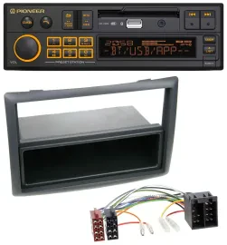 Автомагнитола Pioneer для Renault Megane/Scenic (с 2007), DAB, MP3, USB, Bluetooth, черная