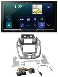 Pioneer MP3 Bluetooth USB 2DIN DAB Autoradio für Ford Transit 12-18 Display Conn