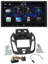 Alpine Bluetooth 2DIN MP3 DAB USB Autoradio für Ford Transit 12-18 ohne Display
