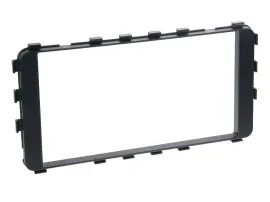 Einbaurahmen Set Doppel DIN Autoradio für Toyota Yaris 2006-2011 schwarz