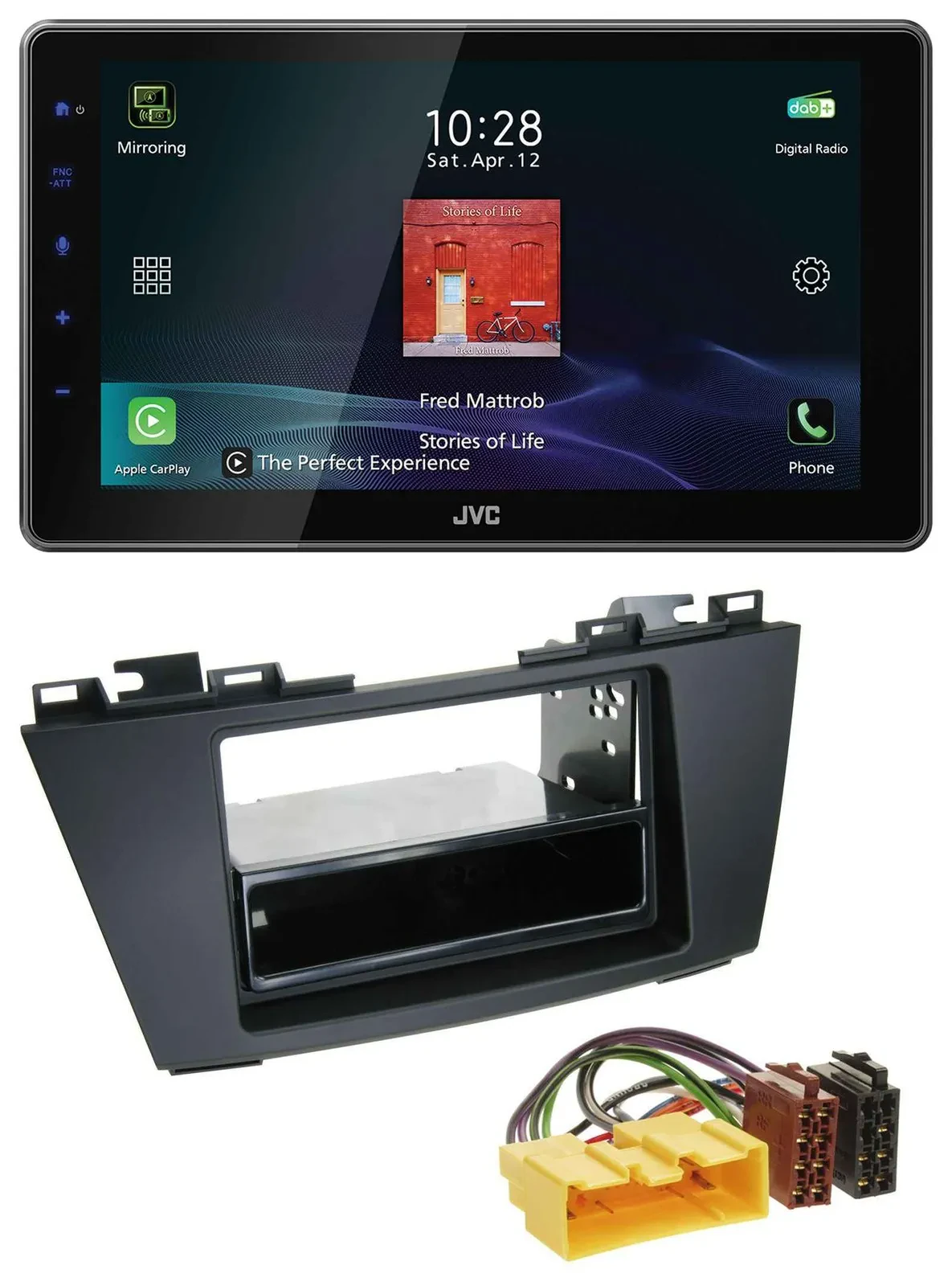 JVC DAB MP3 Bluetooth USB Autoradio für Mazda 5 (ab 2010)