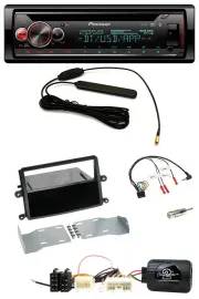 Автомагнитола для Mitsubishi L200 (2006–2015) Pioneer USB, DAB, Bluetooth, CD с поддержкой кнопок на руле