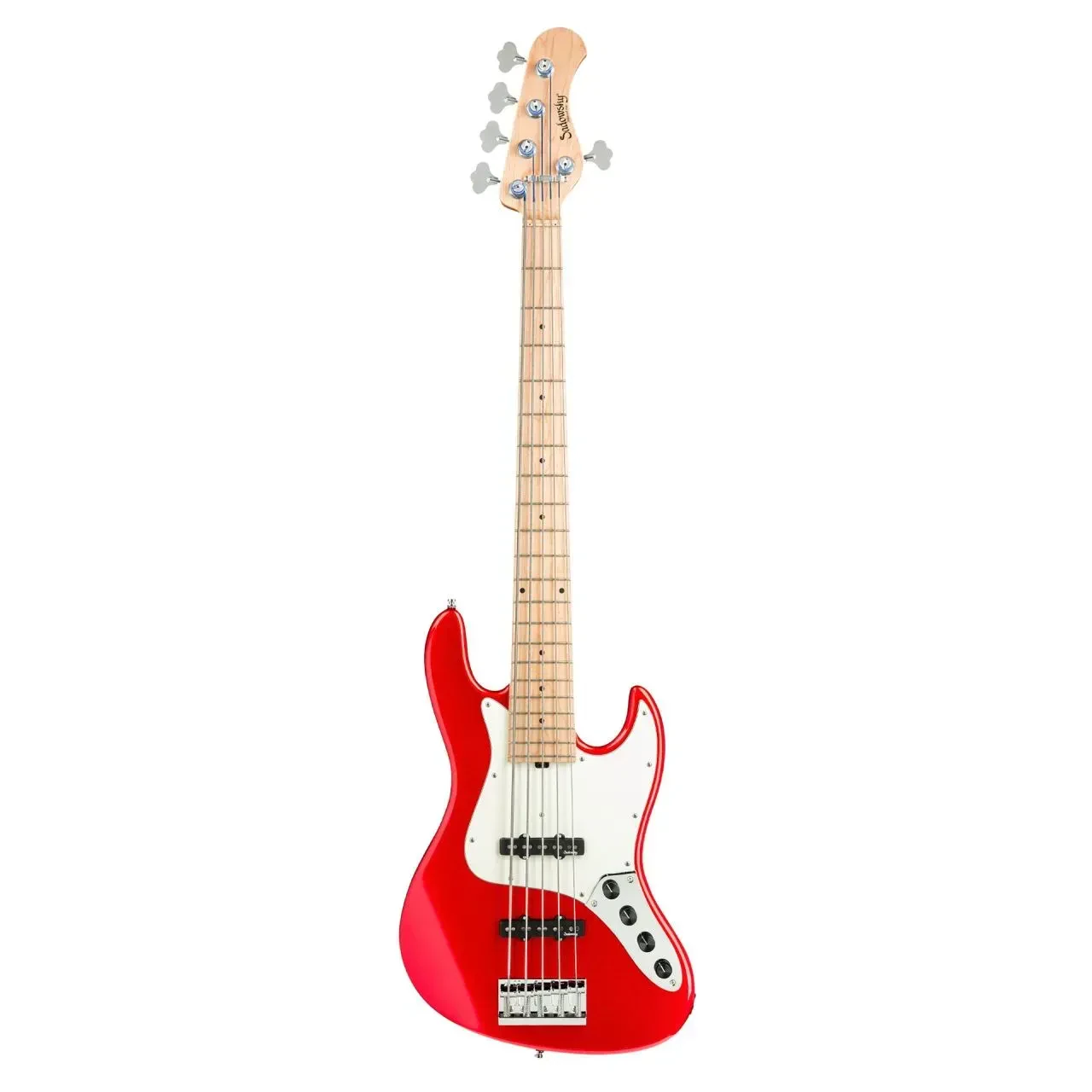 SADOWSKY MetroLine 21-Fret Vintage J/J Bass - Solid Candy Apple Red Metallic Hig