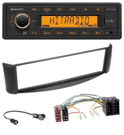 Автомагнитола для Smart ForTwo (1998–2007) Continental 1-DIN, USB, AUX, MP3