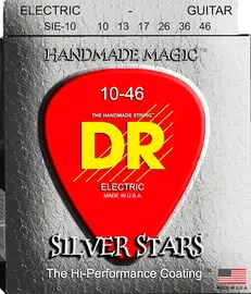 Струны для электрогитары DR Strings SIE-10 Silver Stars 10-46