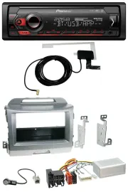 Pioneer DAB USB Lenkrad Bluetooth Autoradio für Kia Sportage 3 10-15 Navi silber