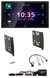 JVC DAB 2DIN Lenkrad Bluetooth USB Autoradio für Ford Focus Galaxy Mondeo