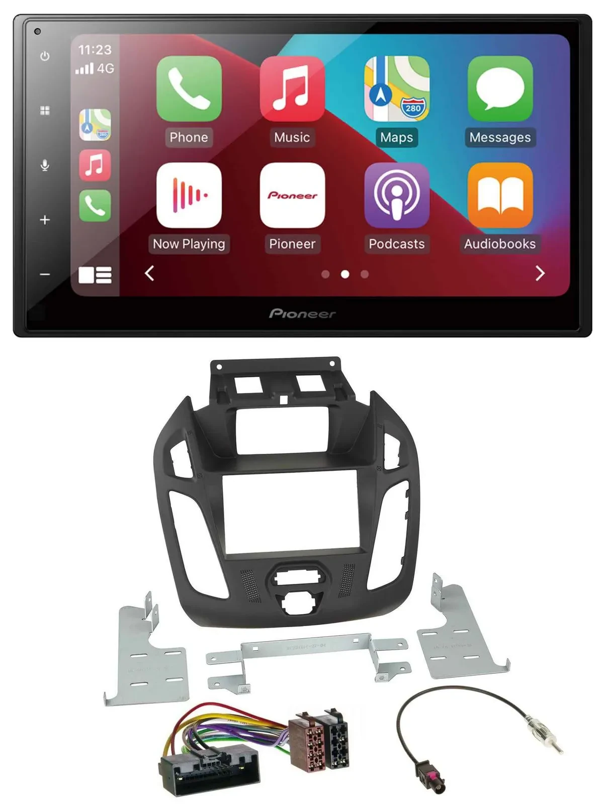 Автомагнитола для Ford Transit (2012–2018) Pioneer 2DIN, Bluetooth, DAB, USB, дисплей