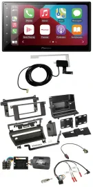 Pioneer USB Bluetooth DAB Lenkrad 2DIN Autoradio für BMW 3-er E46 2001-2006 1 Sc
