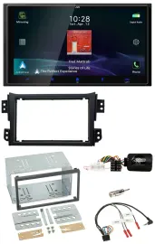 JVC USB Bluetooth 2DIN DAB Lenkrad Autoradio für Opel Agila B Suzuki Splash 2008
