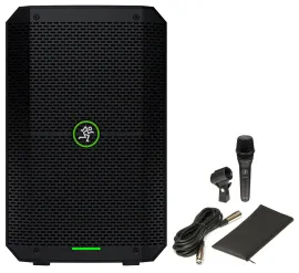 Портативная акустическая система Mackie Thump GO 8" аккумуляторная, Bluetooth (набор) + микрофон EM-89D