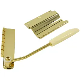 Бридж-тремоло для гитары Advanced Plating Short Spring Tremolo (14°) for Gibson Maestro Vibrola Gold
