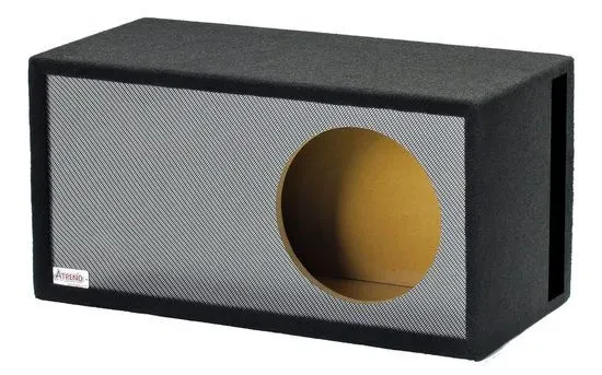 Atrend 10LSVB-Black | Single 10" Vented Subwoofer Enclosure