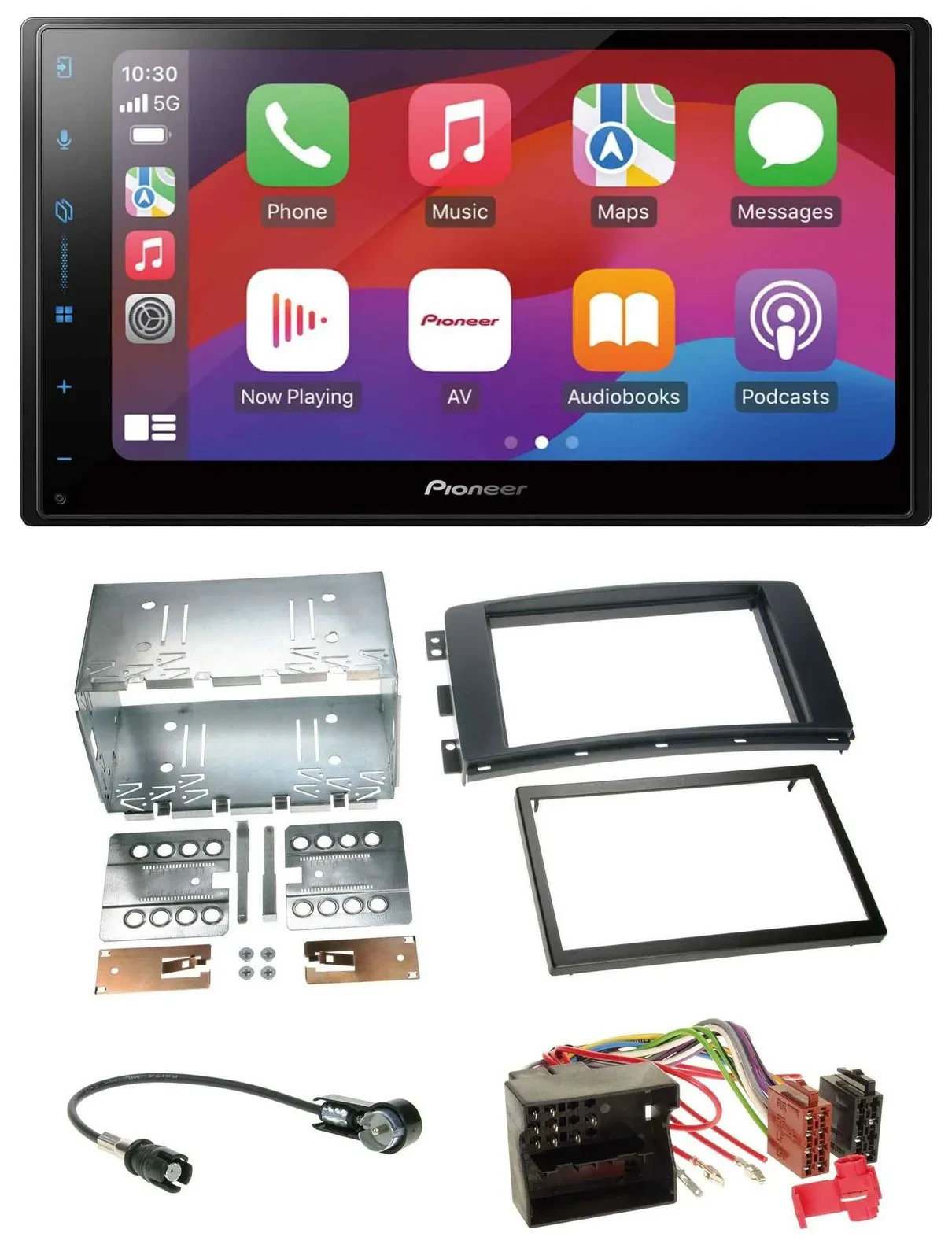 Pioneer DAB USB MP3 Bluetooth 2DIN Autoradio für Smart ForTwo 07-10 ForFour 04-0