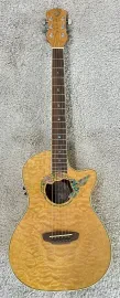 Luna Fauna Hummingbird Parlor Size Natural Finish Acoustic/Electric Guitar