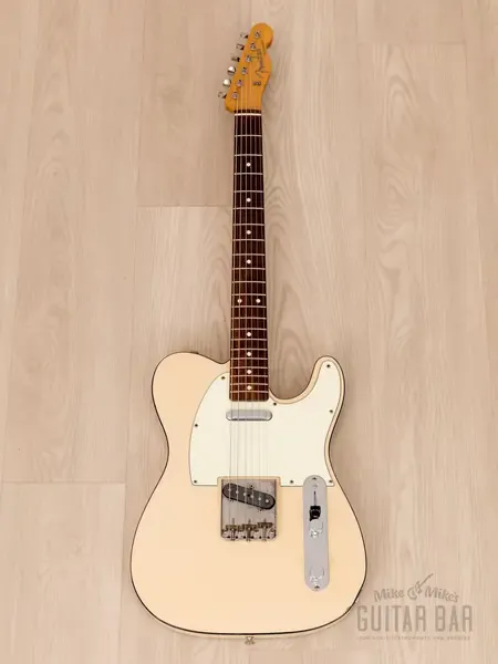 Электрогитара Fender Telecaster Custom 1962 Vintage Reissue TL62B SS Olympic White w/gigbag Japan 2014