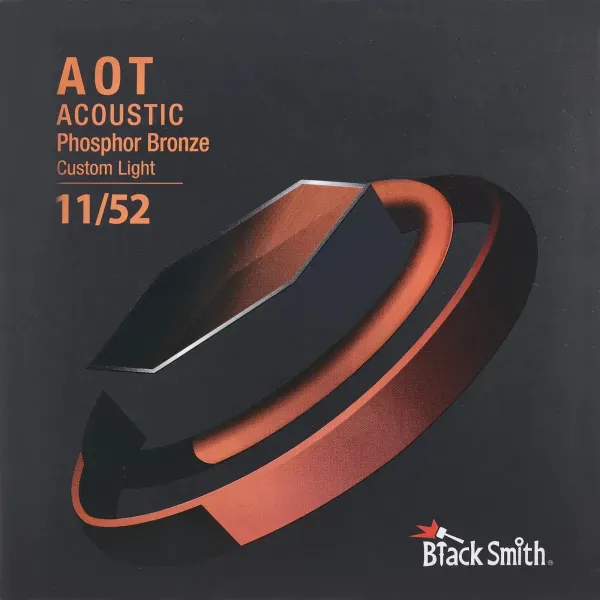 Струны для акустической гитары BlackSmith 93300 AOT Acoustic Phosphor Bronze Custom Light 11-52